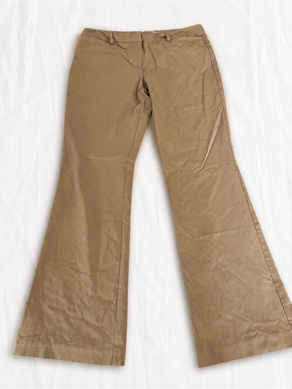 NOBO Flared Wide-Leg Jeans in Camel